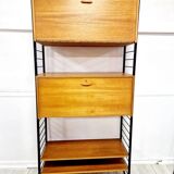 Mid Century Staples Ladderax Shelving Cupboard