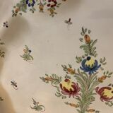 Polychrome earthenware dish signed large model