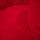 Red velvet Tatlin Sofa by Edra Italy