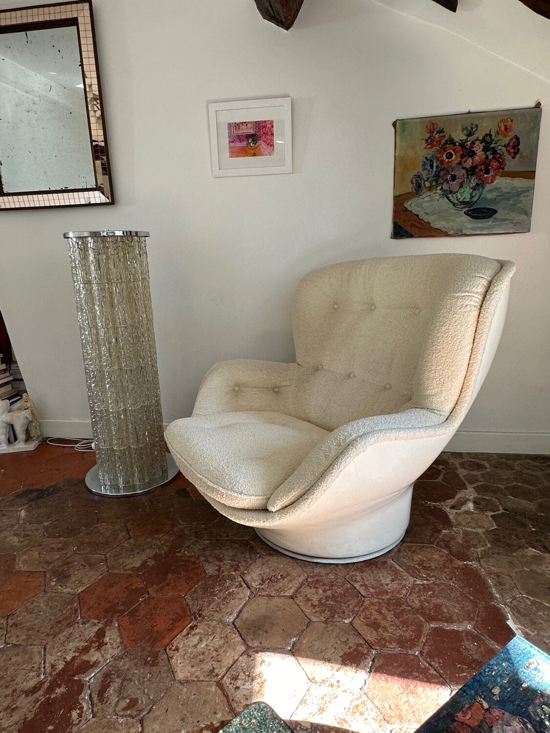 Vintage armchair Karate Michel Cadestin