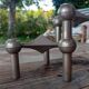 Set of Nagel candle holders from the 1970s consisting of 6 candle holders.