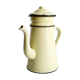 Vintage yellow enamelled coffee maker