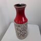 Vase Bay Keramik West Germany red vintage 70s - model 68/25