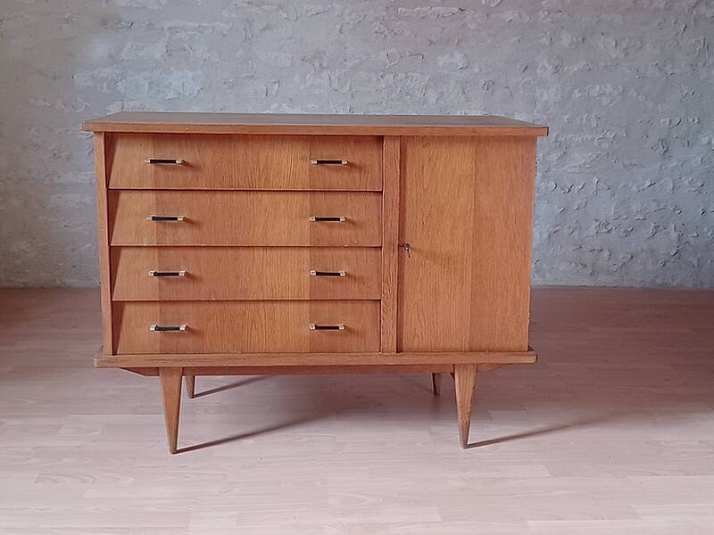 Vintage 1950s buffet sideboard