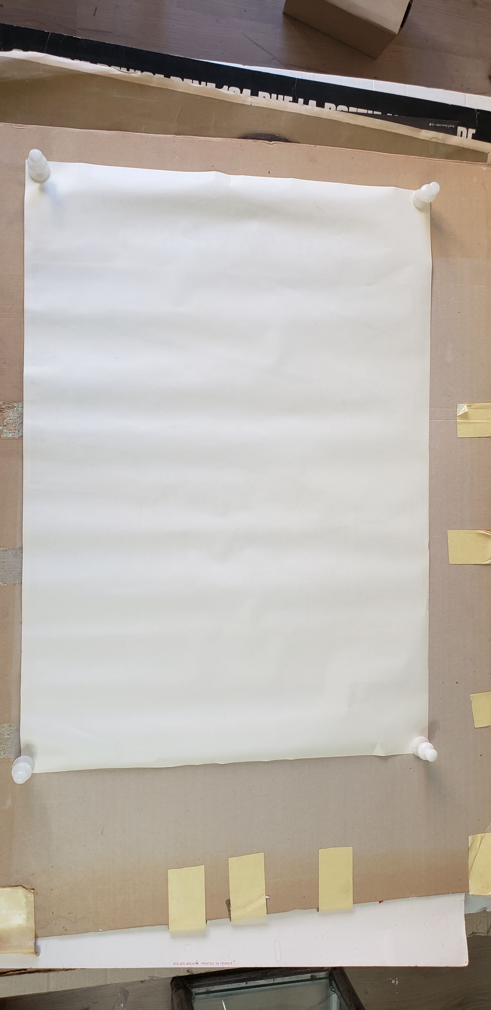 Vintage 50s tourism poster amsterdam