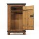 Primitive Rustic Farmhouse Folk Art Painted Bridal Cabinet