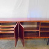 Mahogany enfilade by Paul Geoffroy for Roche Bobois of the 60s