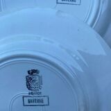 6 assiettes à dessert Sarreguemines et Digoin modèle Saverne