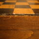 Boite de jeu dame &  backgammon en bois 1900