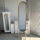 Floor mirror in bamboo and rattan H:1m80