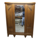 Art Deco oak sculpted wardrobe - Flemish workshop circa 1930