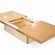 Coffee table bar Maison Lancel in the style of Willy Rizzo 1970.