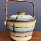 Art deco ceramic candy or cookie jar