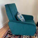 Duo of armchair back-of-year 50/60, restored