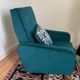 Duo of armchair back-of-year 50/60, restored