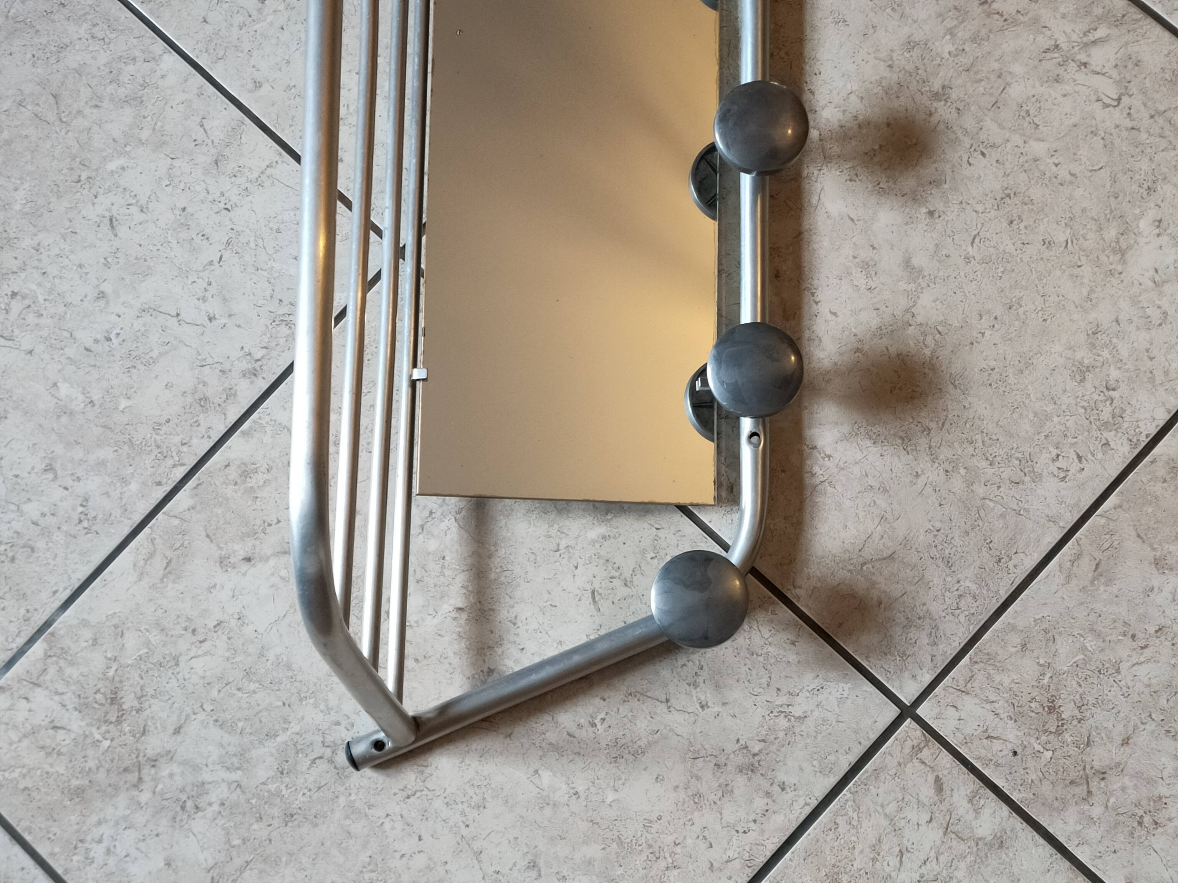 60s aluminum coat rack