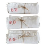 Old honeycomb tea towels
