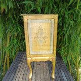 Commode Florentine dorée style Hollywood Regency années 60