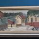 Huile sur toile originale suédoise du milieu du siècle « Lilla Gatan Majorna Gothenburg » par Tage Gavik (1914-1981