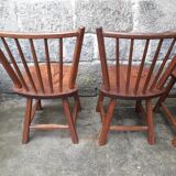 Brutalist mountain chairs, set of 4