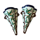 Pair of vases applied