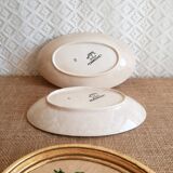Set of 2 vintage Badonviller France Pornichet dishes