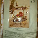 Vintage mahogany roll bar