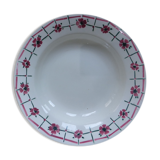 Round hollow serving dish from the Céranord St amand factory, Monique model
