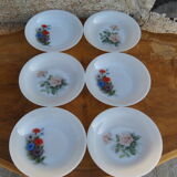 Set of 6 plates in arcopal 70
