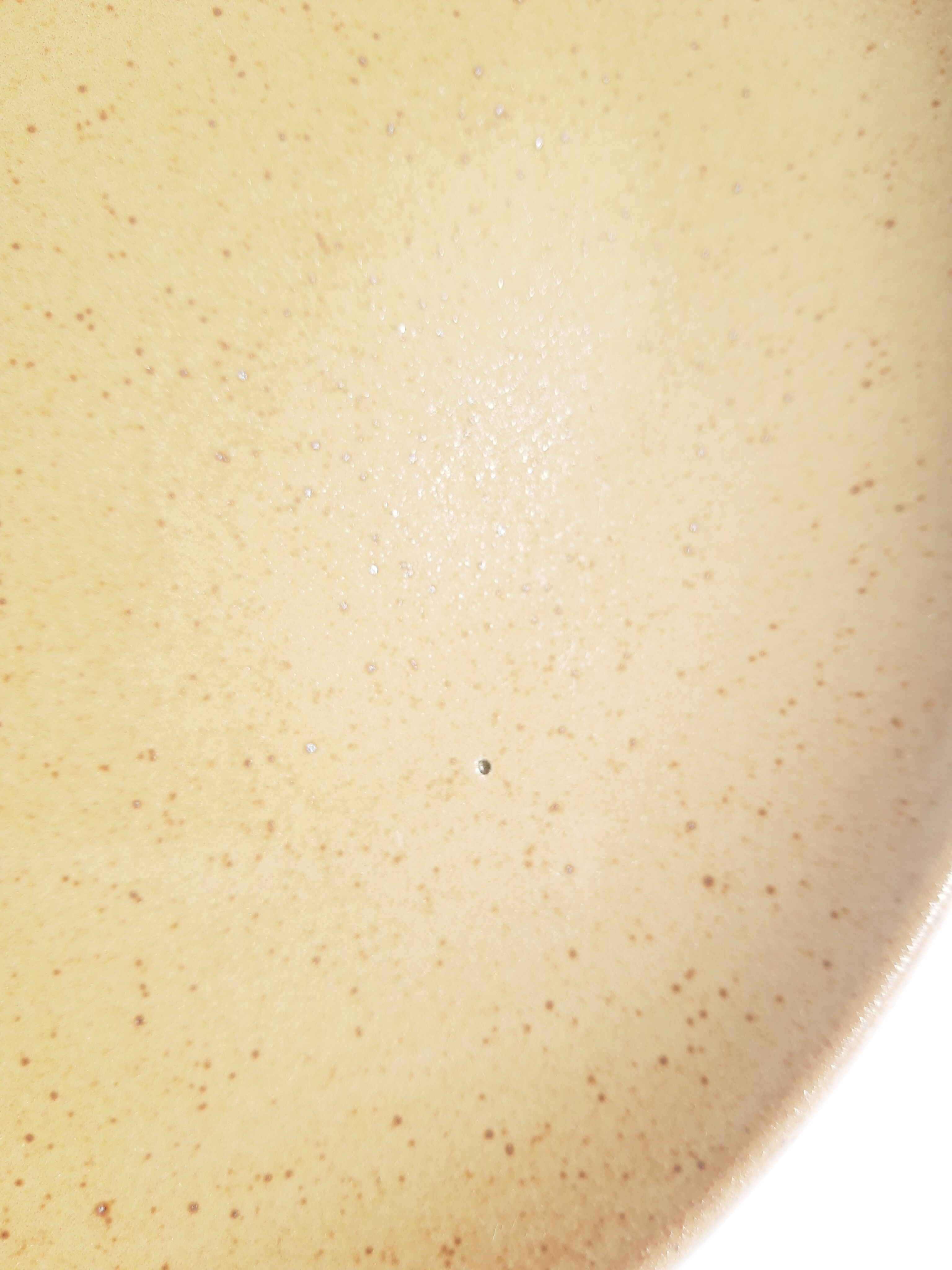 Set of 6 flat plates in Brenne stoneware from France vintage