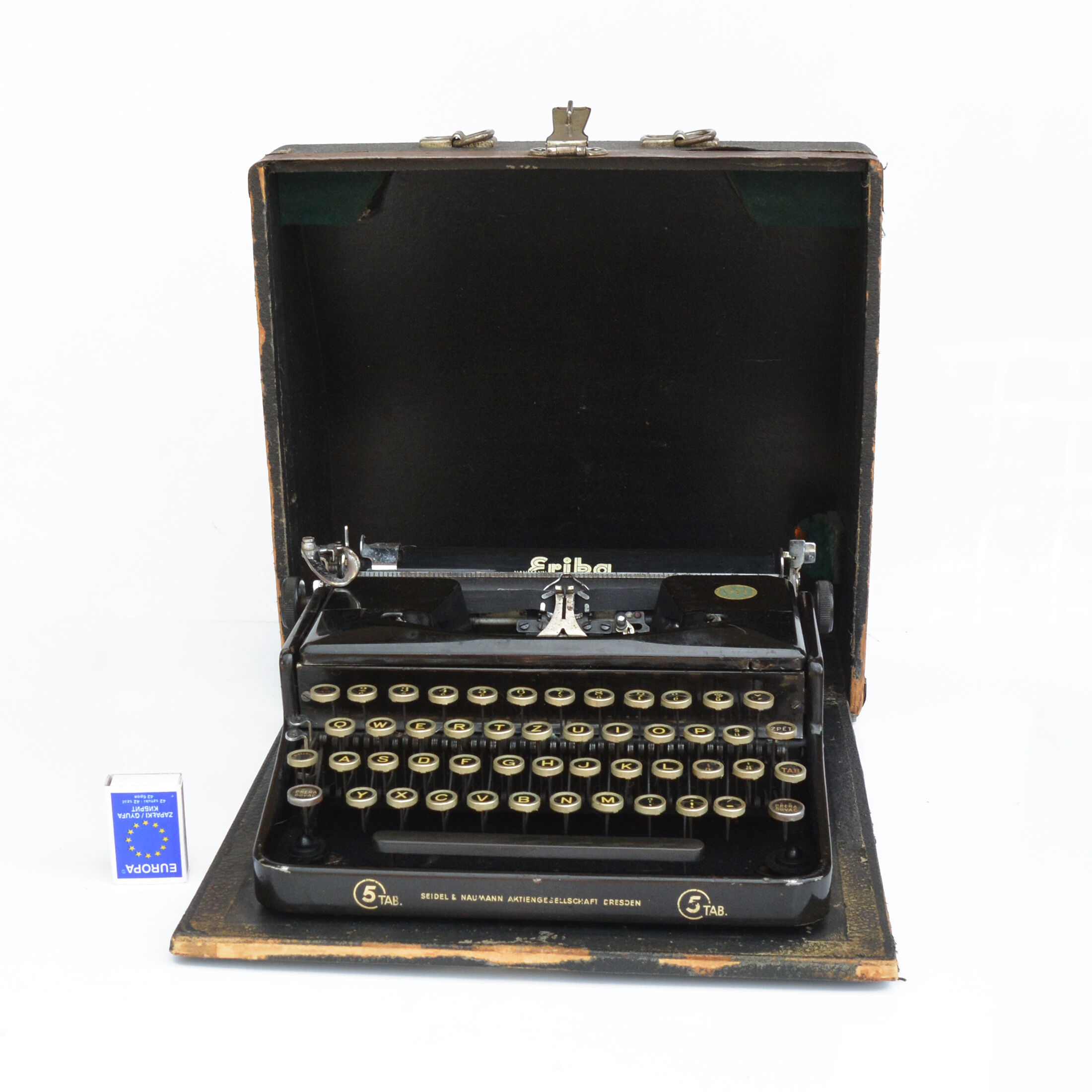 Machine à écrire Seidel - Naumann Dresde Erika Allemagne années 1930