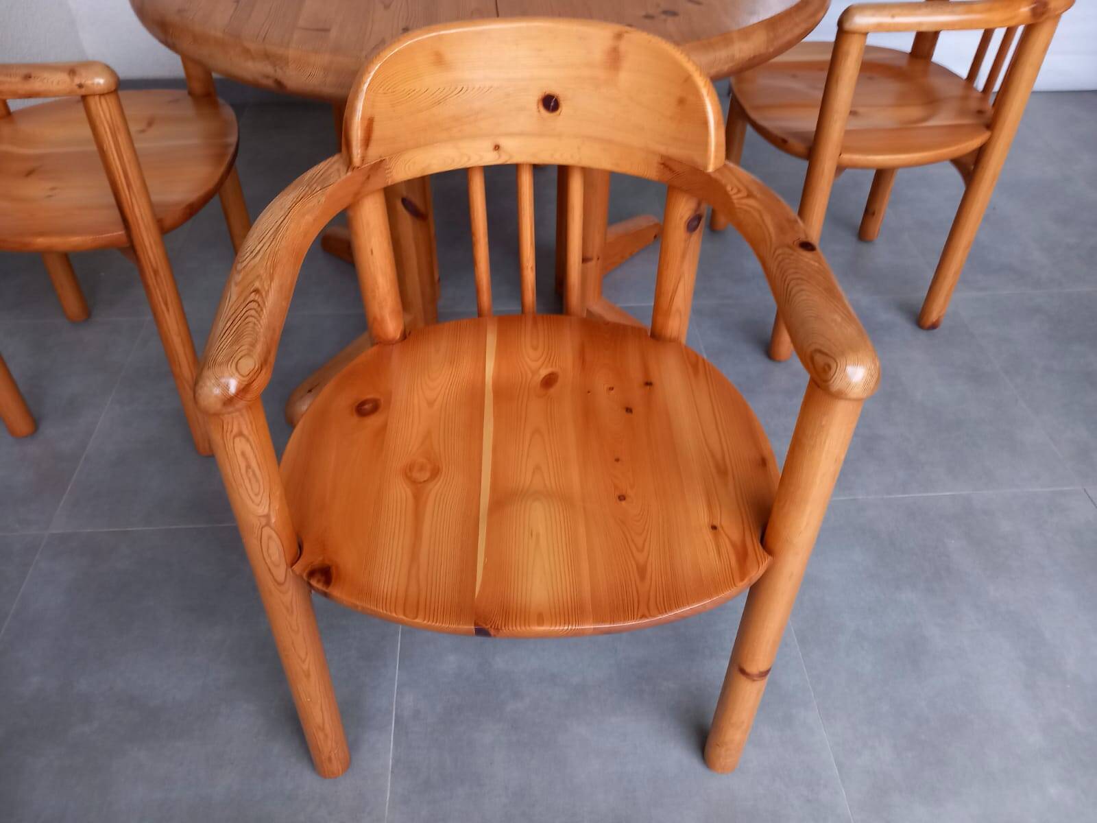 Table and chairs Denmark 1980s