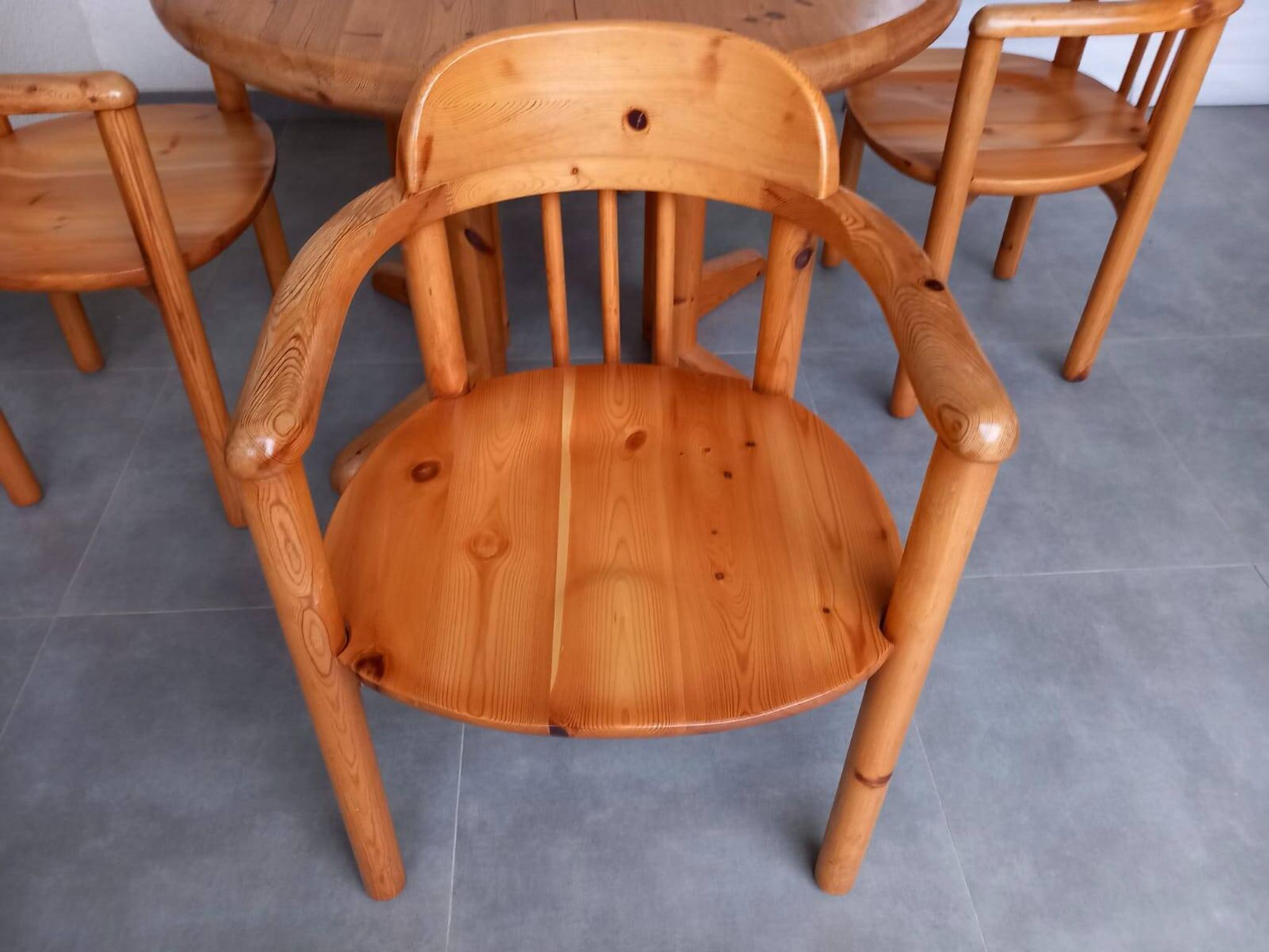 Table and chairs Denmark 1980s