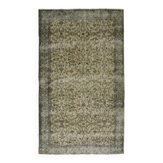 Turkish Anatolian Handmade Vintage Rug 272 cm x 165 cm