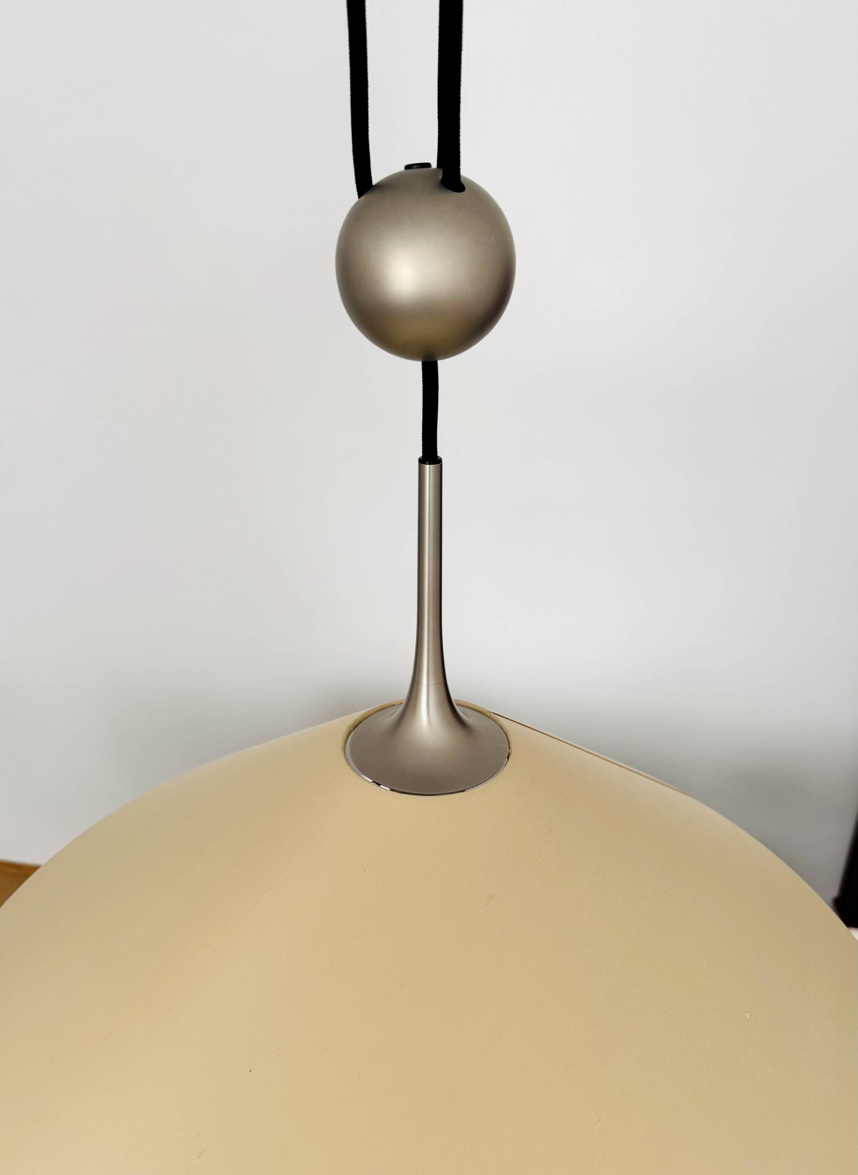 Large Adjustable Pendant Lamp with Counterweight by Florian Schulz