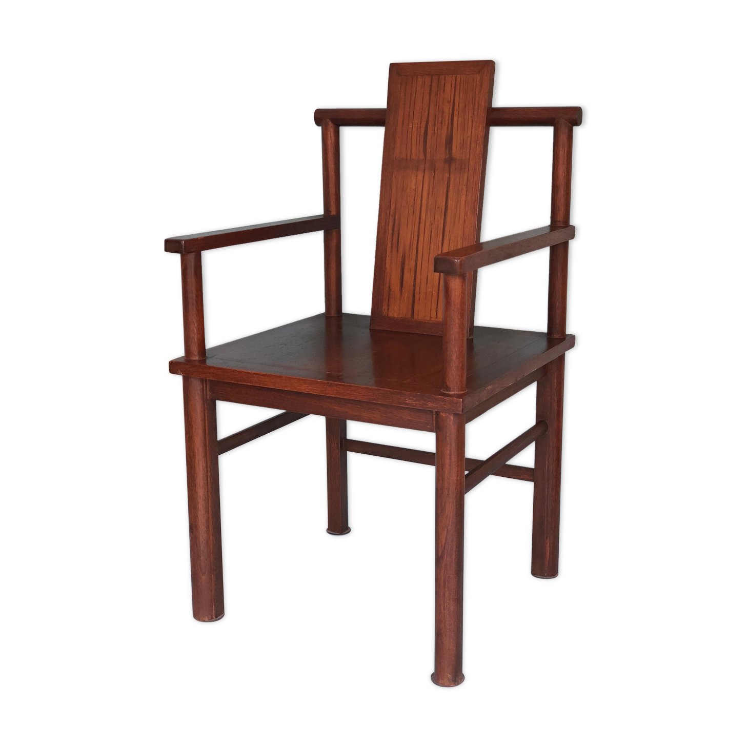 Fauteuil années 1920, art déco bauhaus style chêne