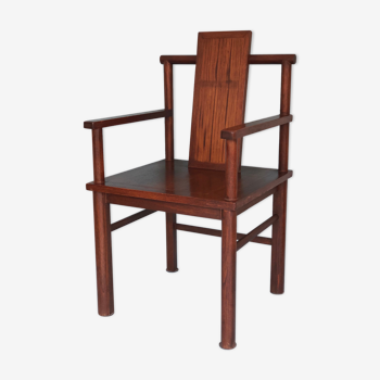 Art Deco Bauhaus Style Oak Armchair 1920s