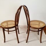 Pair of chairs canned Thonet ZPM Radomsko