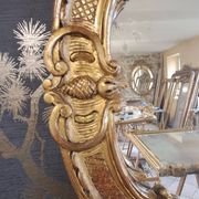 XX carved wood mirror 95 x 67