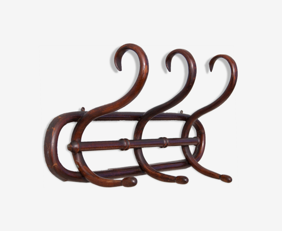 Vintage Coat Rack Wood Hook Hooks Cloakroom Hanger Wall Selency Vintage Coat Rack Wood Hook Hooks, Antique Coat Rack For Wall