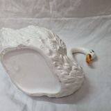 Empty swan ceramic pocket from 1970