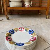 Set of 8 Ginori dessert plates