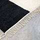 Tapis blanc-noir fait main traditionnel 250cmx150cm