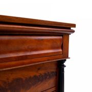Antique mahogany chest of drawers with drawers, Scandinavia, 2nd half of th