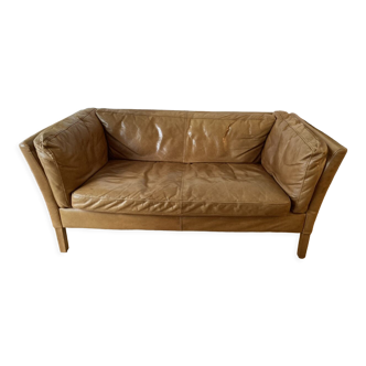 Leather sofa from the brand Flamant
