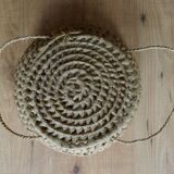 Basket ball braided wicker