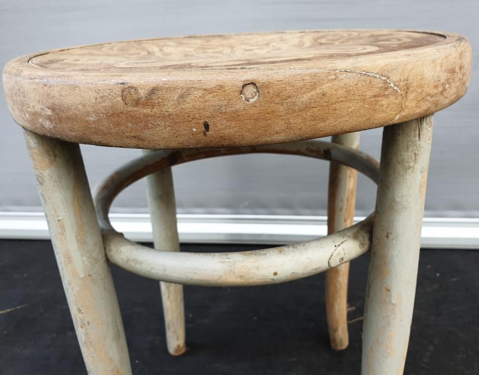 Fischel art nouveau motif estaminet tabouret