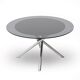 Postmodern dining table "Nodo" by Carlo Bartoli for Tisettanta.