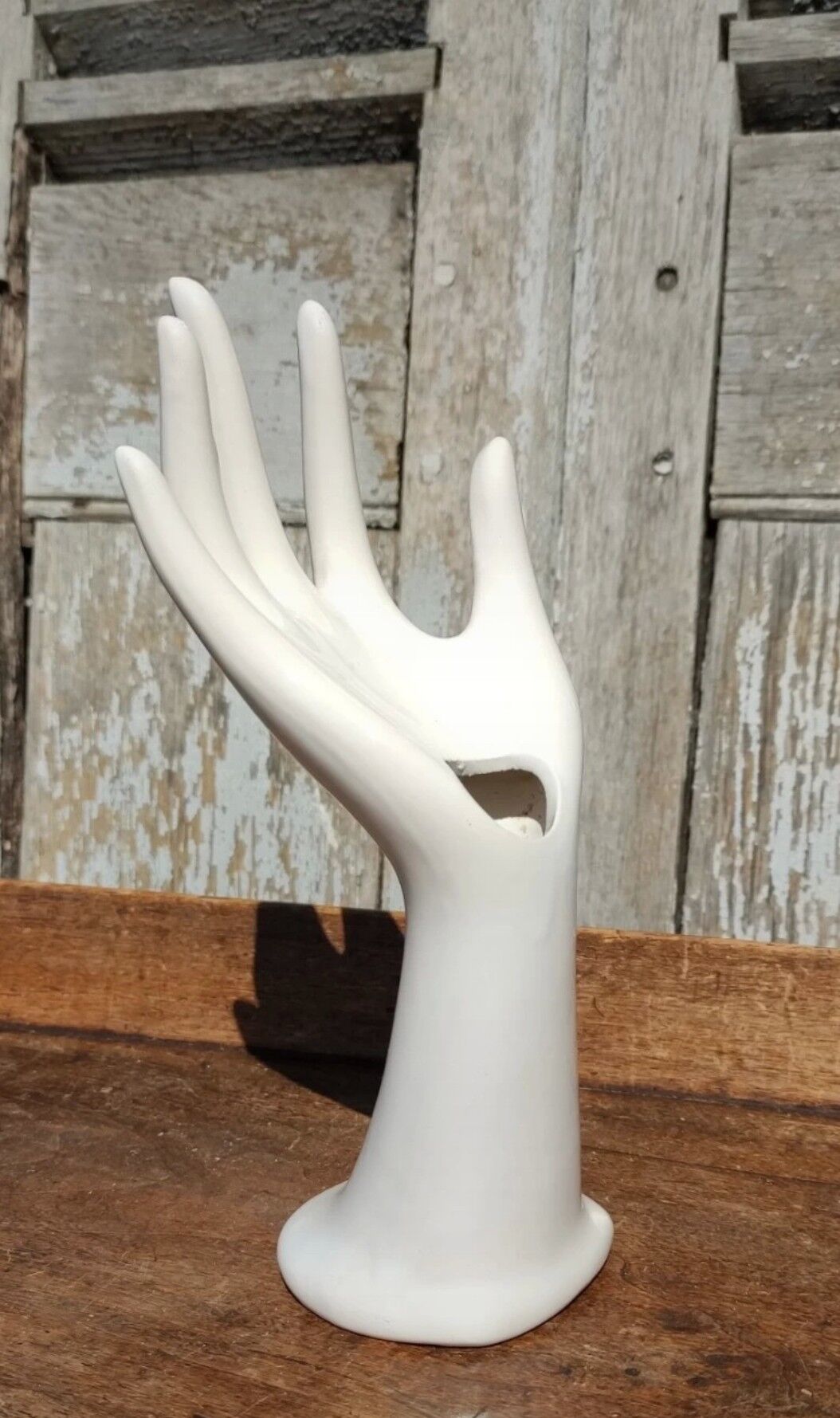 Vintage hand vase or ring holder