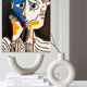Cubist painting Les Amants